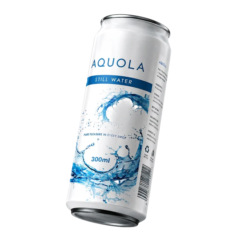 Aquola 300ml still water can